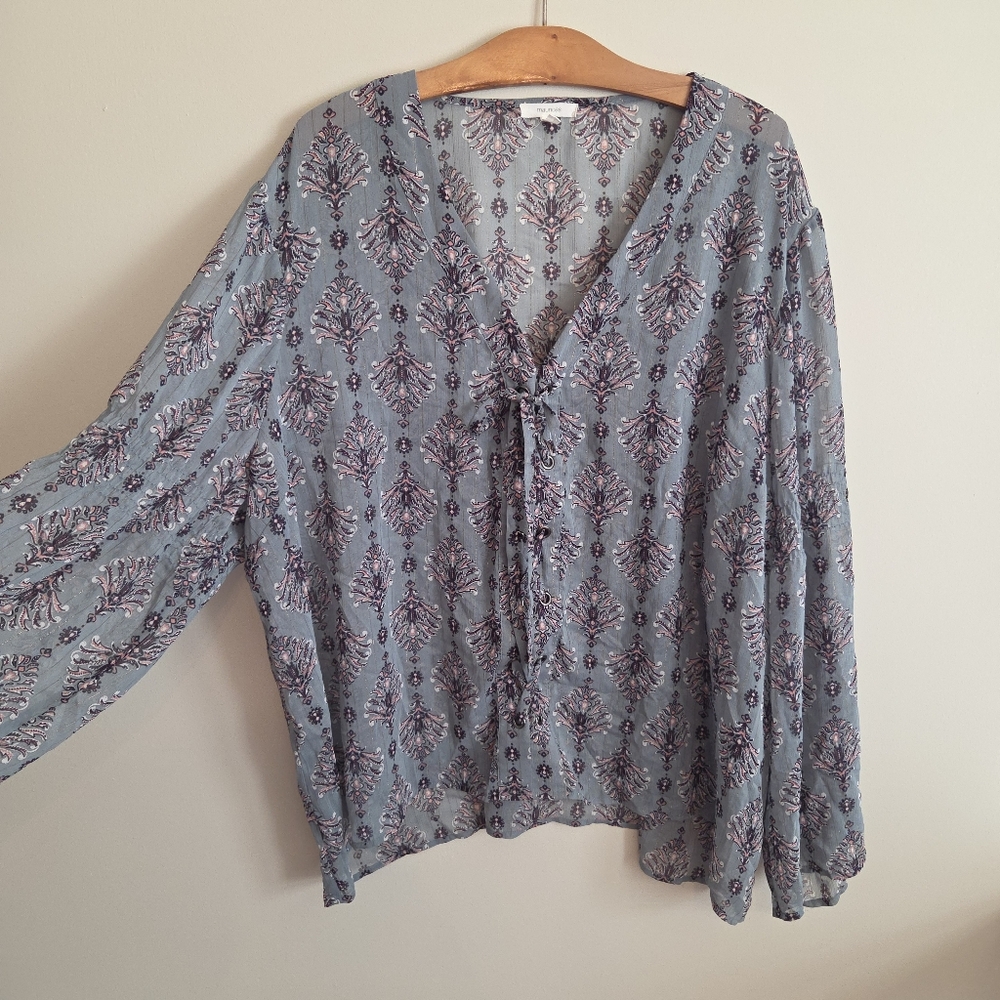 Women's Light Blue Blouse
